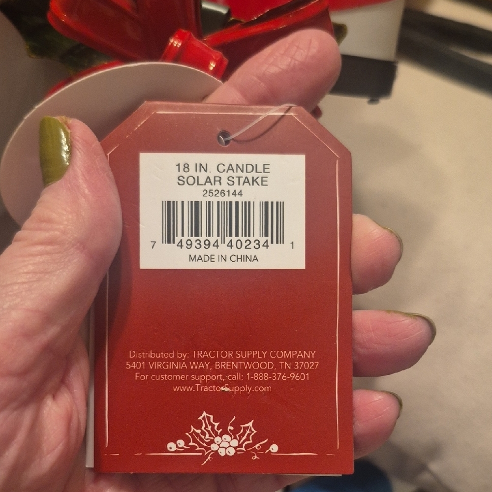 Festive Red and White LED Candle Set - Picture 4 of 13